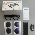 AI Smart Glasses Dual Optical Lenses - Tranducción en tiempo real - Musica BT Llamadas Wifi High Pixel Camera